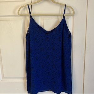 GAP royal blue / black tank top